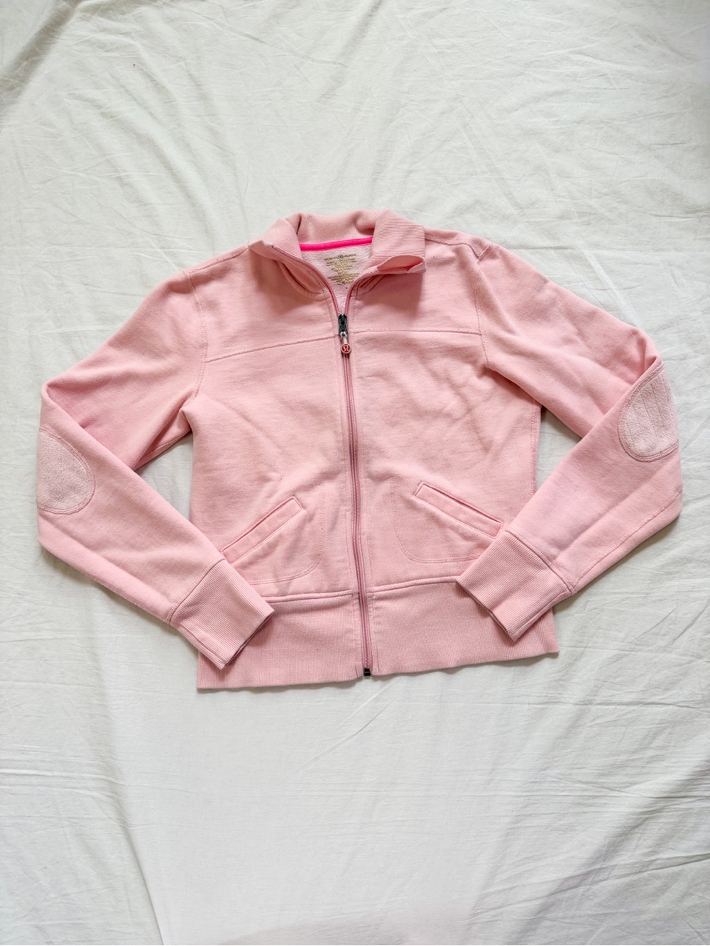 Vintage Lululemon scuba Pink Zip-Up collar Jacket